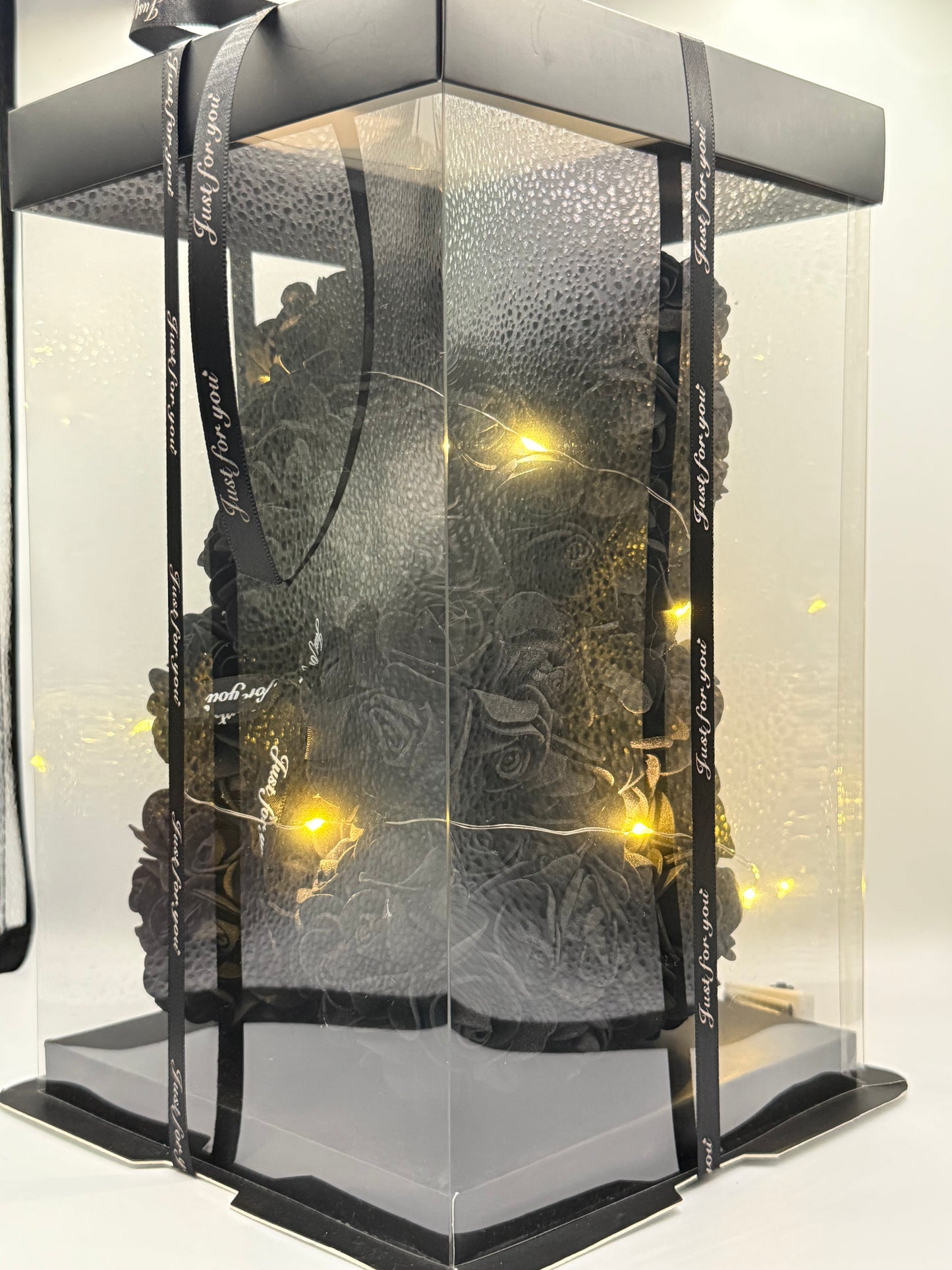 Rozen Teddybeer Zwart