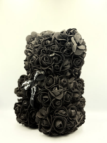 Rozen Teddybeer Zwart