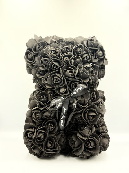 Rozen Teddybeer Zwart